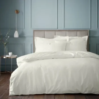 Bianca 180tc Egyptian Cotton Duvet Set Cream Double